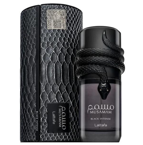 Lattafa Musamam Black Intense And Men Eau de Parfum by Lattafa — Authentic Arabic Fragrance | Qamare