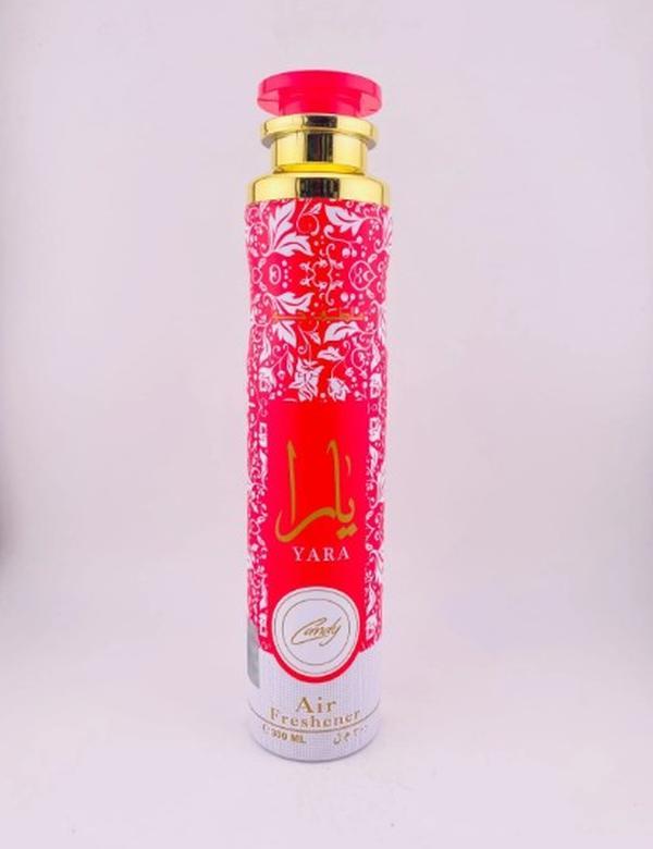 Lattafa Yara Candy Air Freshener 300ml by Lattafa — Authentic Arabic Fragrance | Qamare