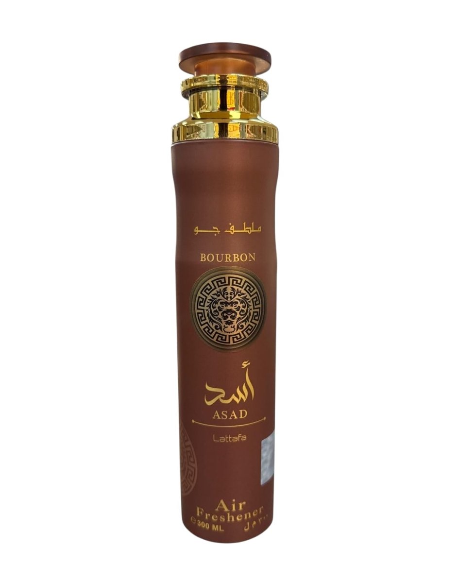 Lattafa Asad Bourbon Air Freshener 300ml by Lattafa — Authentic Arabic Fragrance | Qamare