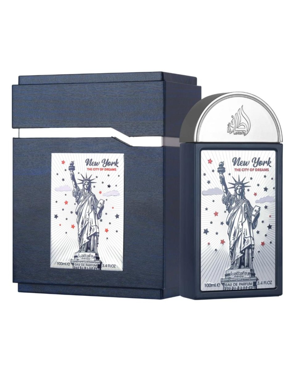 Lattafa Pride New York The City of Dreams Eau de Parfum 100ml by Lattafa — Authentic Arabic Fragrance | Qamare