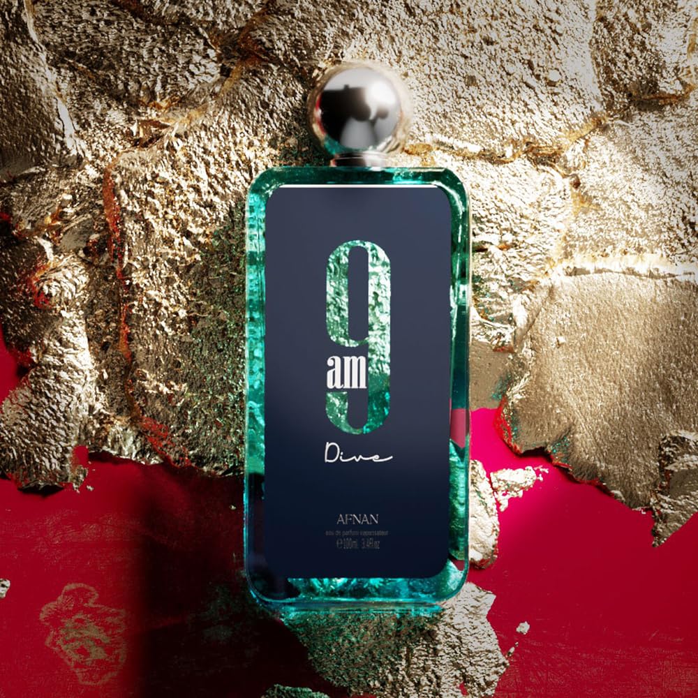 Afnan 9AM Dive Eau de Parfum 100ml by Afnan — Authentic Arabic Fragrance | Qamare perfumes