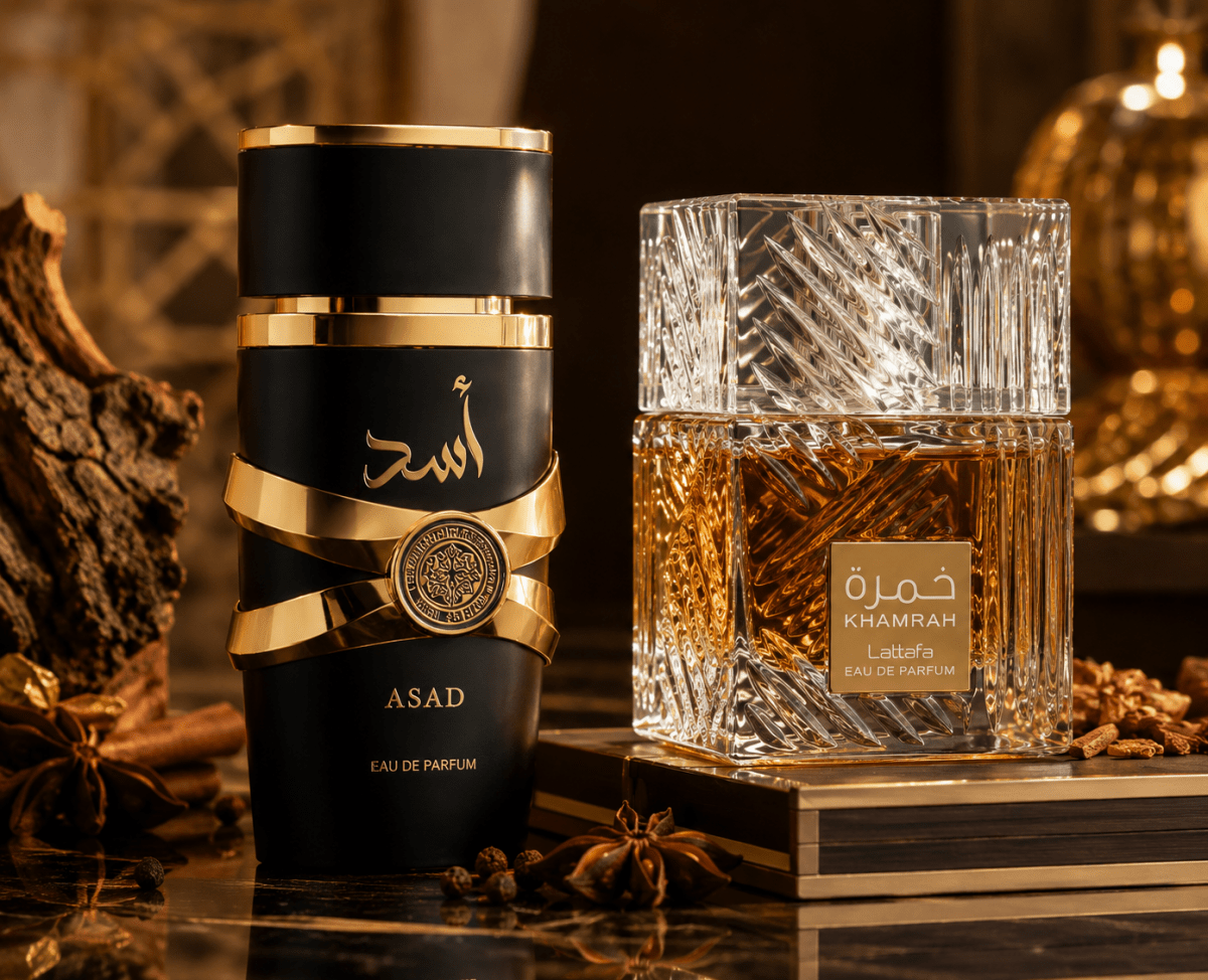 Men's Power Combo — Asad & Khamrah by Qamare — Authentic Arabic Fragrance | Qamare