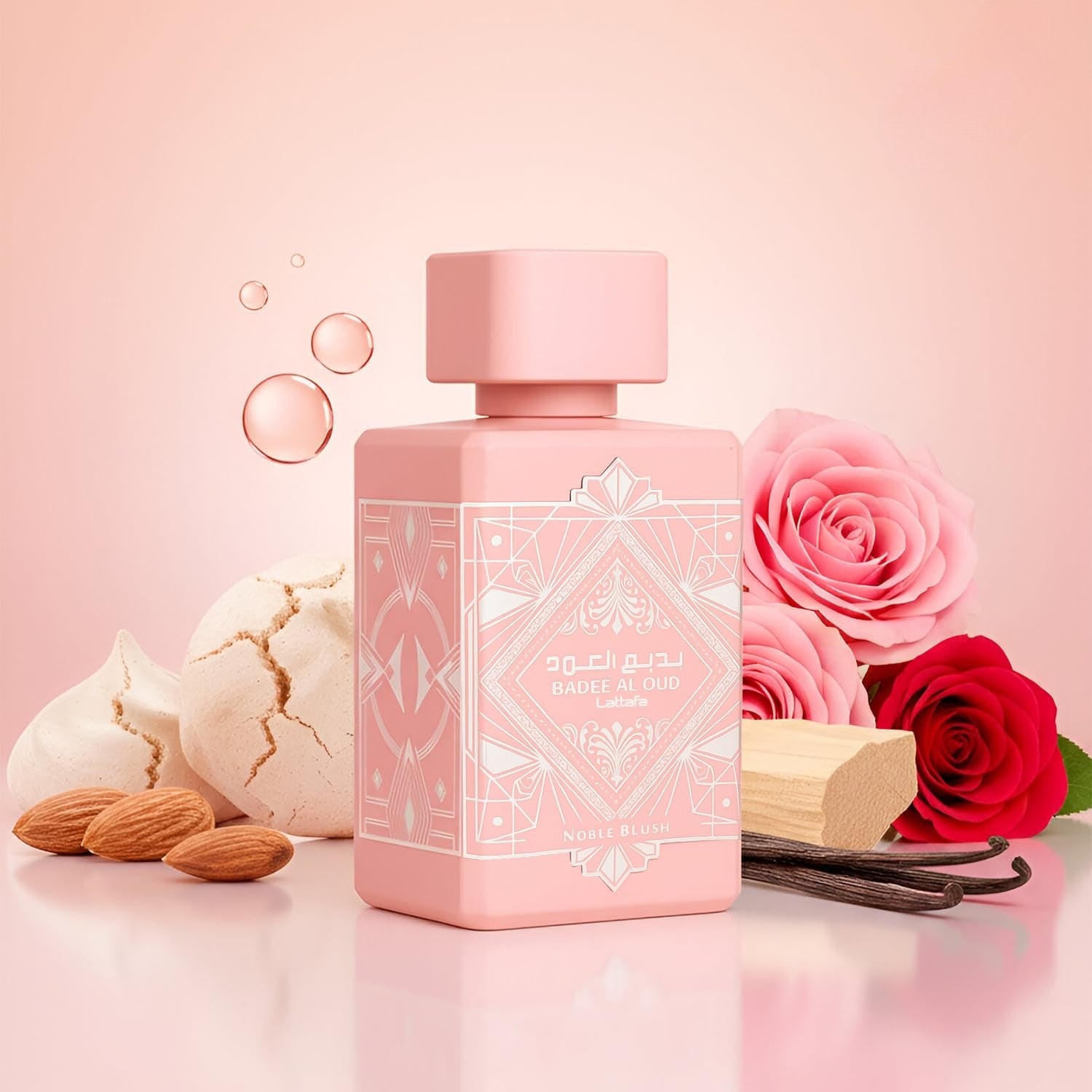 Lattafa Badee Al Oud Noble Blush Eau de Parfum 100ml by Lattafa — Authentic Arabic Fragrance | Qamare perfumes