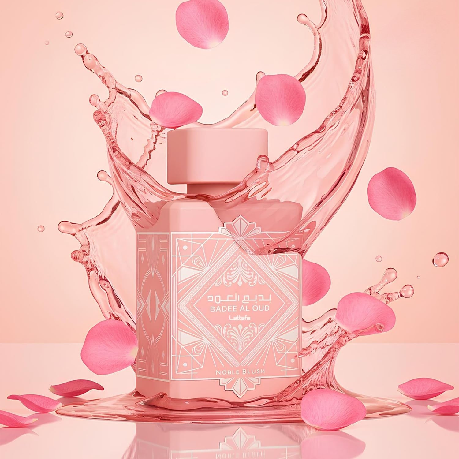 Lattafa Badee Al Oud Noble Blush Eau de Parfum 100ml by Lattafa — Authentic Arabic Fragrance | Qamare perfumes