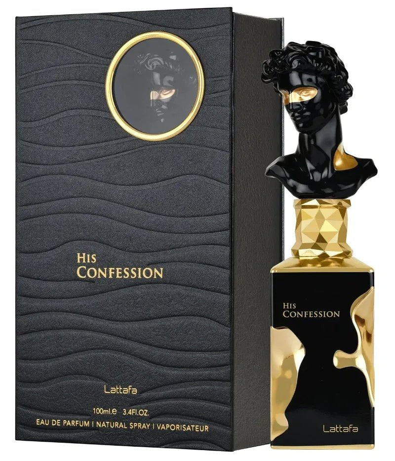 His Confession Eau de Parfum 100ml by Lattafa — Authentic Arabic Fragrance | Qamare perfumes
