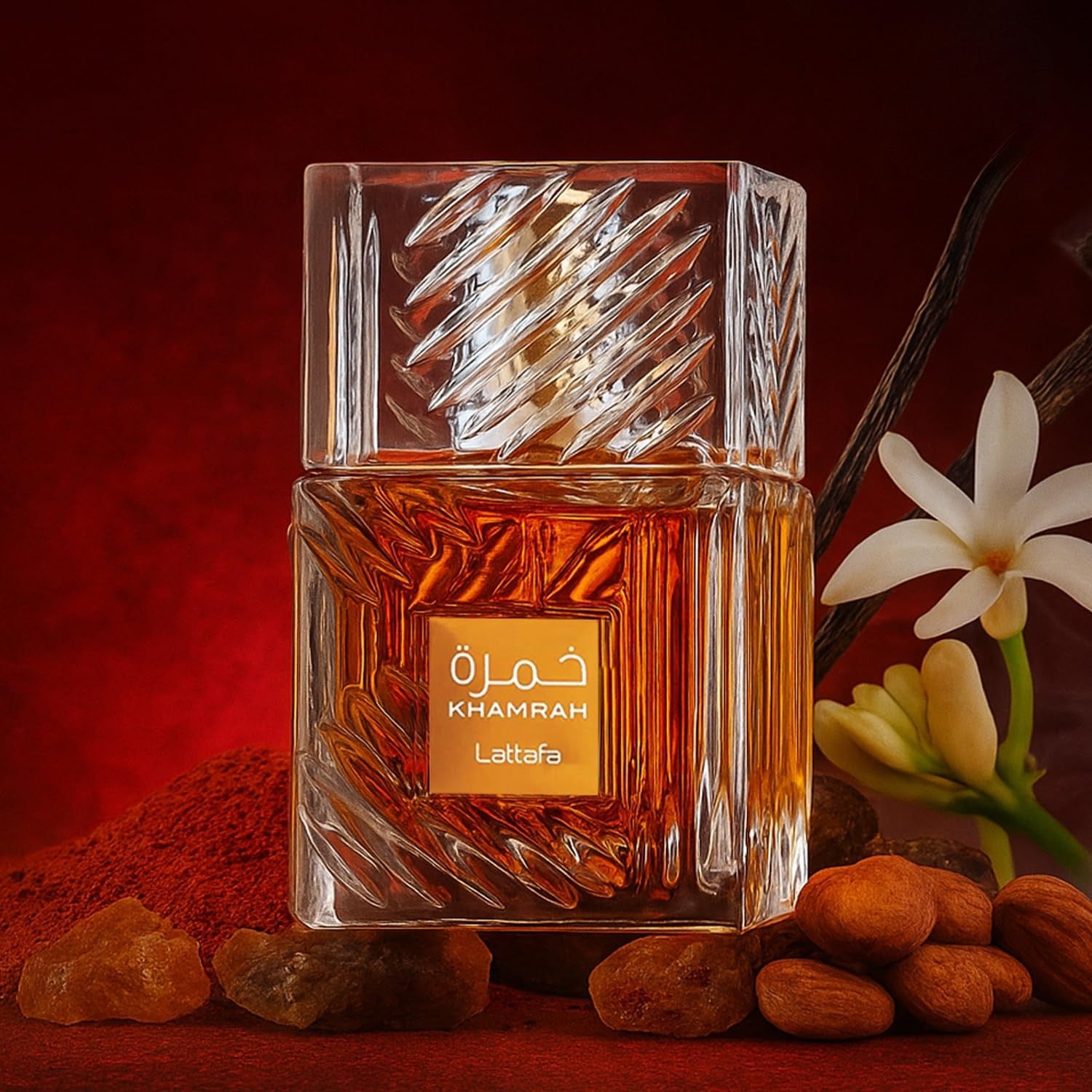 Lattafa Khamrah Eau de Parfum 100ml by Lattafa — Authentic Arabic Fragrance | Qamare perfumes