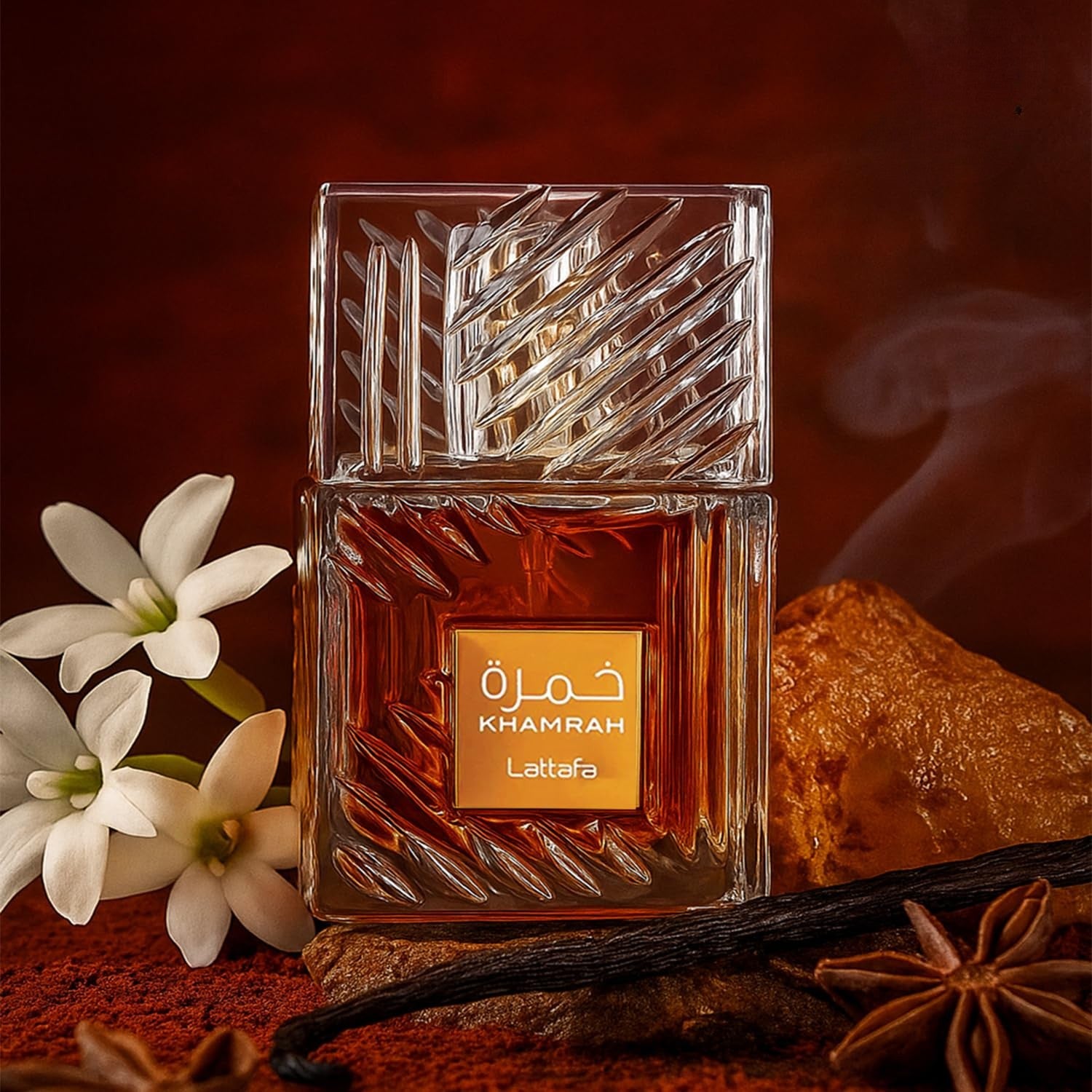 Lattafa Khamrah Eau de Parfum 100ml by Lattafa — Authentic Arabic Fragrance | Qamare perfumes