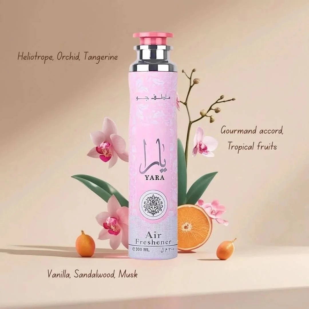 Lattafa Yara Room Spray 300ml by Lattafa — Authentic Arabic Fragrance | Qamare perfumes
