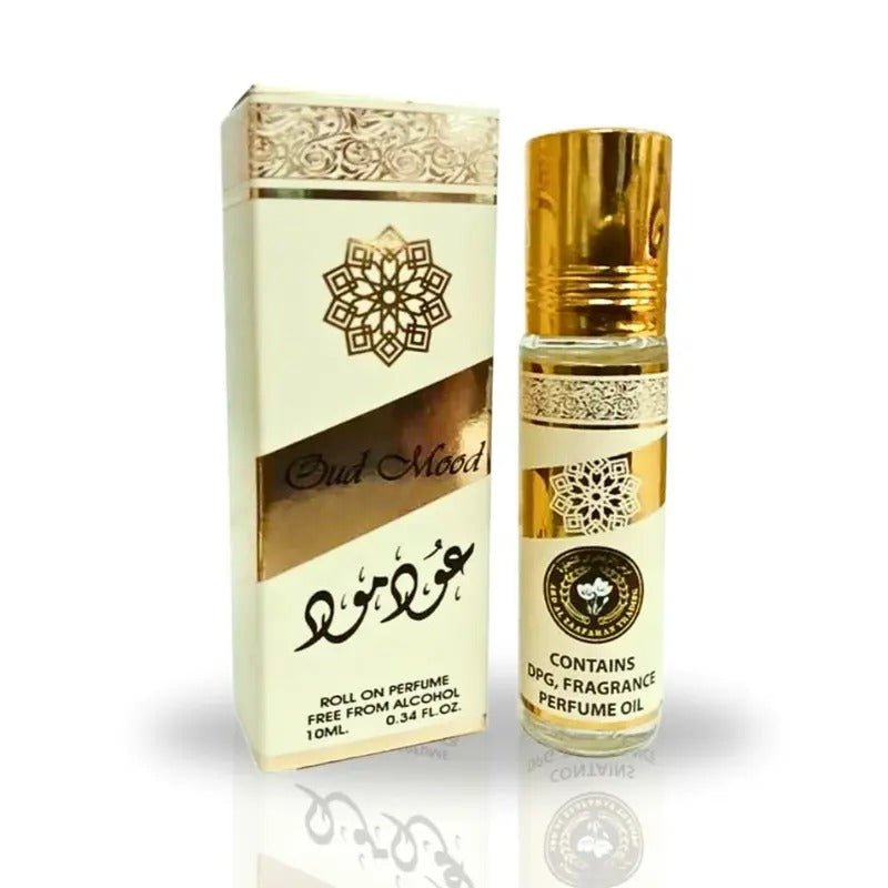 Ard Al Zaafaran Oud Mood Roll-On Perfume Oil 10ml by Ard Al Zaafaran — Authentic Arabic Fragrance | Qamare
