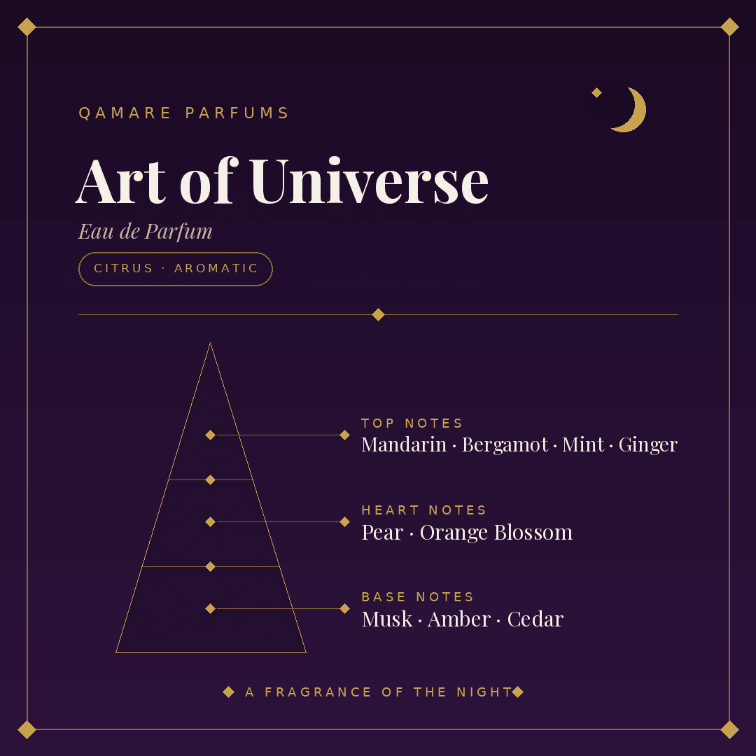 Lattafa Art of Universe Eau de Parfum 100ml by Lattafa — Authentic Arabic Fragrance | Qamare
