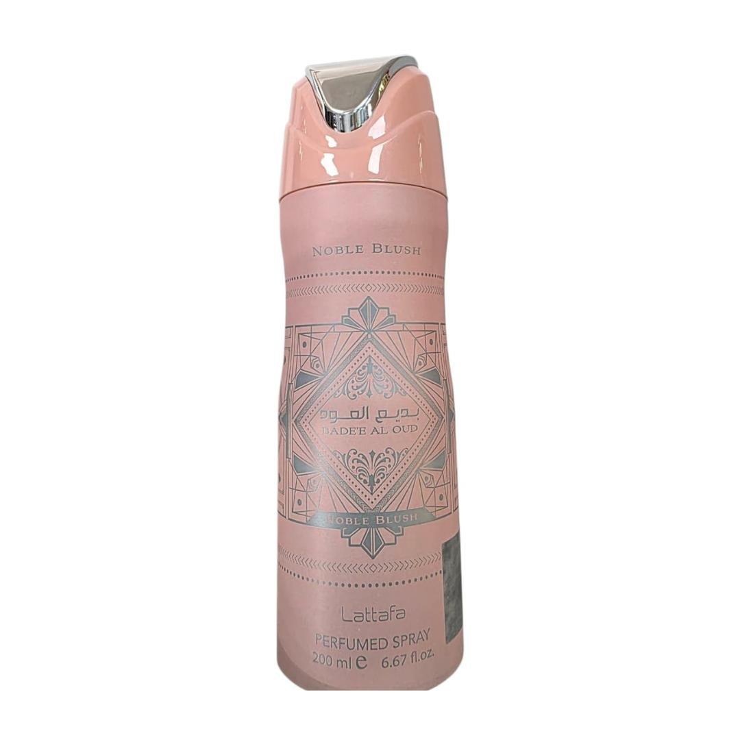 Lattafa Badee Al Oud Noble Blush Deodorant Body Spray 200ml by Lattafa — Authentic Arabic Fragrance | Qamare