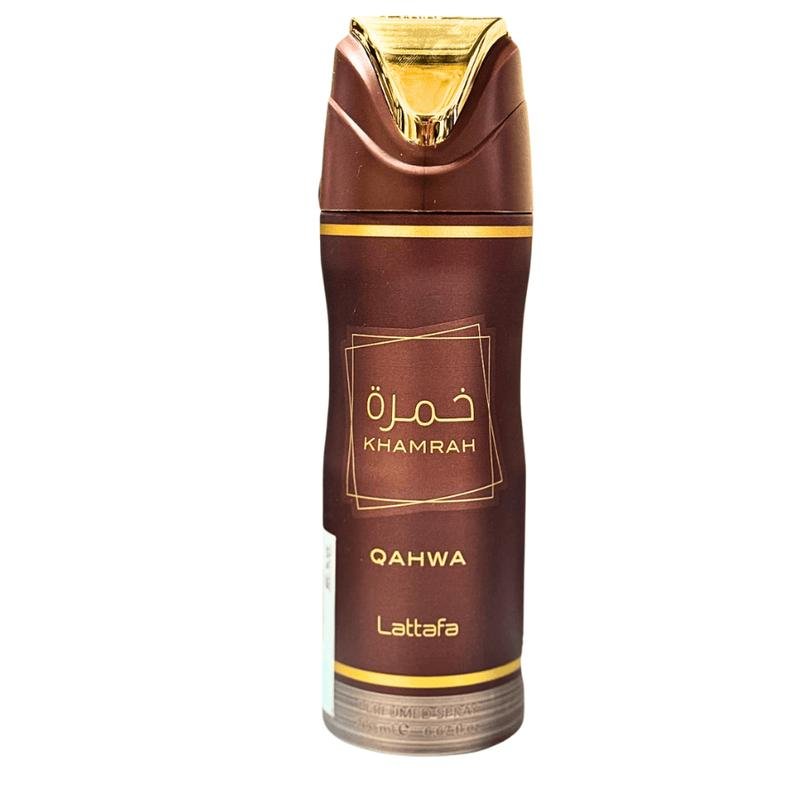 Lattafa Khamrah Qahwa Deodorant Body Spray 200ml by Lattafa — Authentic Arabic Fragrance | Qamare