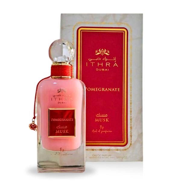 Ard Al Zaafaran Ithra Dubai Pomegranate Musk Eau de Parfum 100ml by Ard Al Zaafaran — Authentic Arabic Fragrance | Qamare