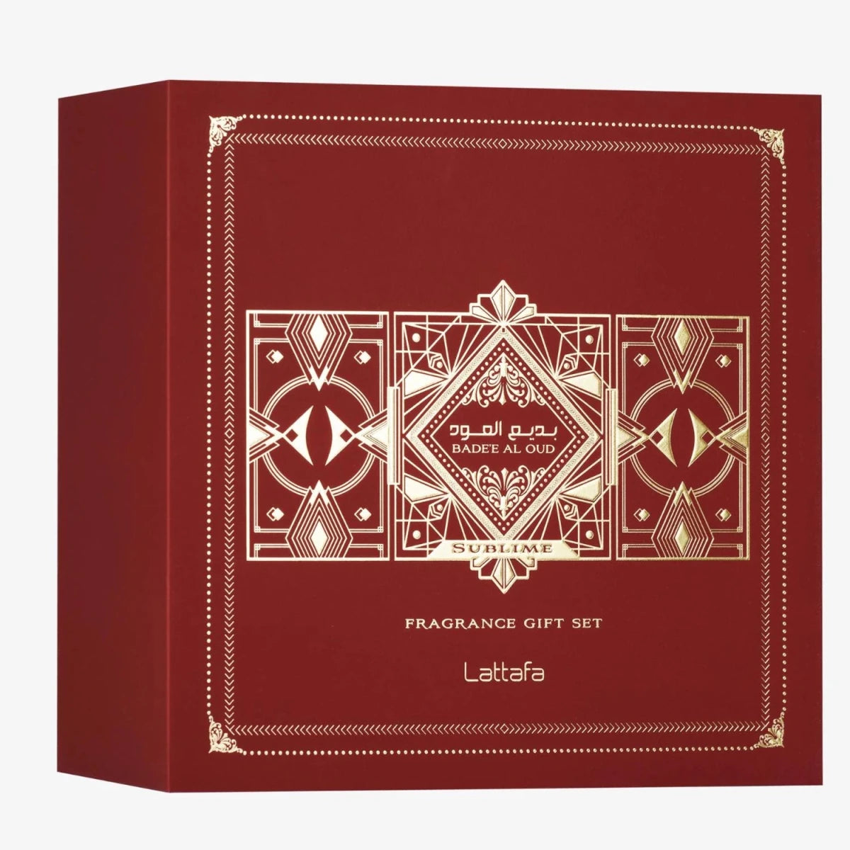 Lattafa Badee Al Oud Sublime Travel Gift Set Eau de Parfum 100ml by Lattafa — Authentic Arabic Fragrance | Qamare