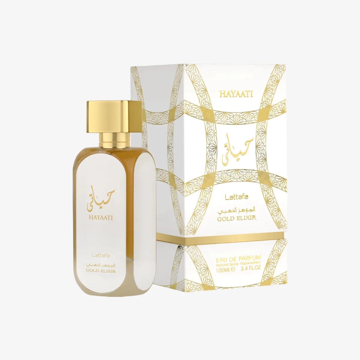 Lattafa Hayaati Gold Elixir Eau de Parfum 100ml by Lattafa — Authentic Arabic Fragrance | Qamare