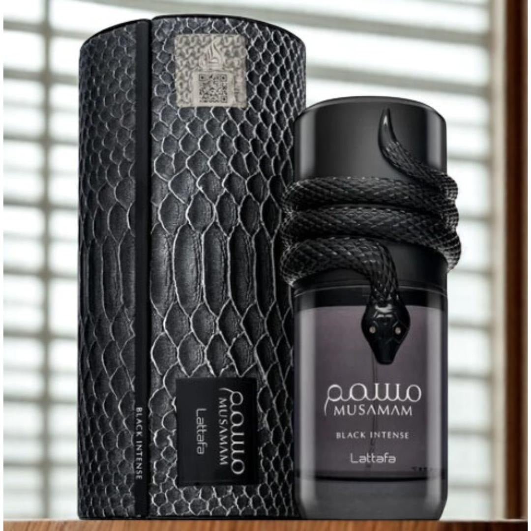 Lattafa Musamam Black Intense Eau de Parfum 100ml by Lattafa — Authentic Arabic Fragrance | Qamare