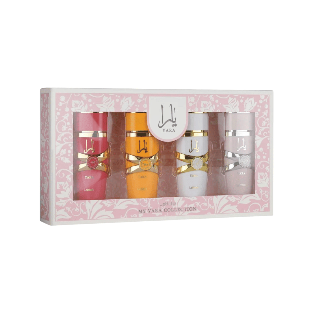 Lattafa My Yara Collection 4 X Gift Set 25ml by Lattafa — Authentic Arabic Fragrance | Qamare