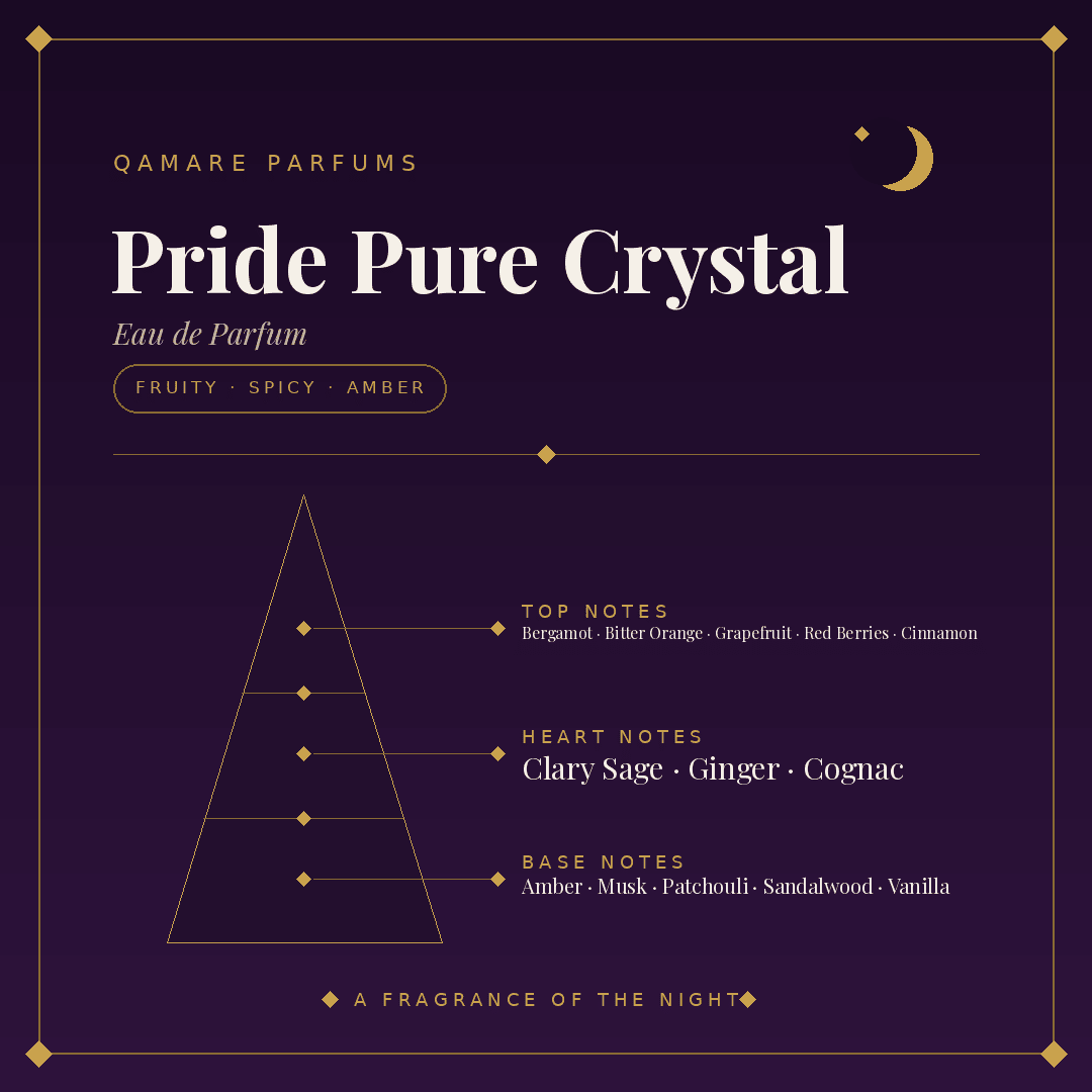 Lattafa Pride Pure Crystal Eau de Parfum 100ml by Lattafa — Authentic Arabic Fragrance | Qamare