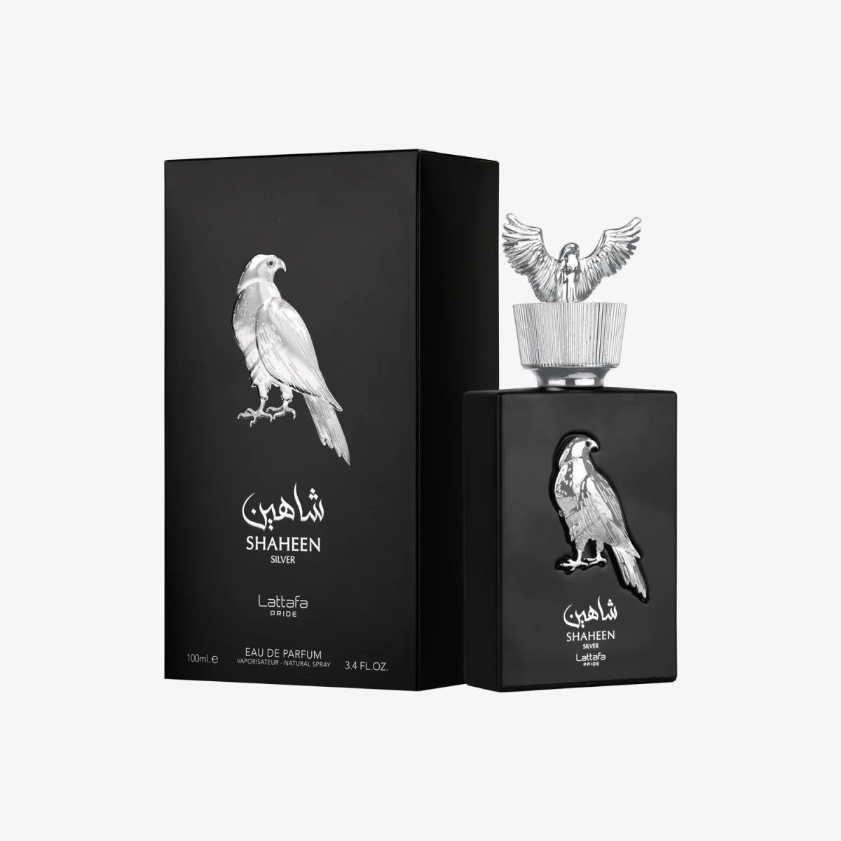 Lattafa Pride Shaheen Silver Women Eau de Parfum 100ml by Lattafa — Authentic Arabic Fragrance | Qamare