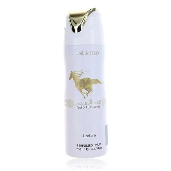 Lattafa Qaed Al Fursan Unlimited Perfumed Spray 200ml by Lattafa — Authentic Arabic Fragrance | Qamare