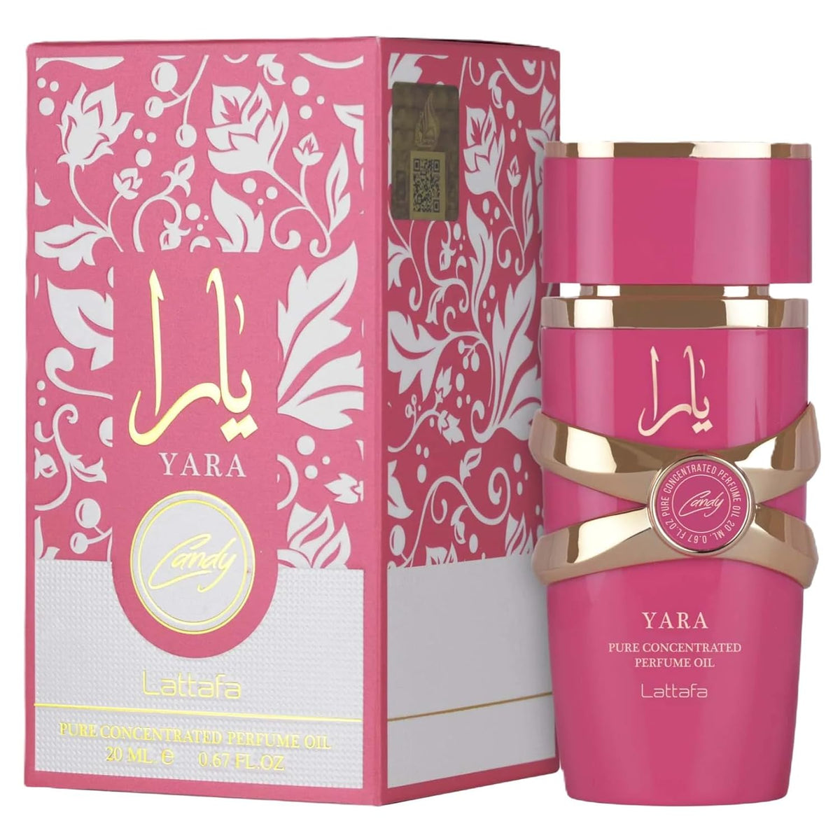 Lattafa Yara Candy Concentrated Perfume Oil 20ml by Lattafa — Authentic Arabic Fragrance | Qamare