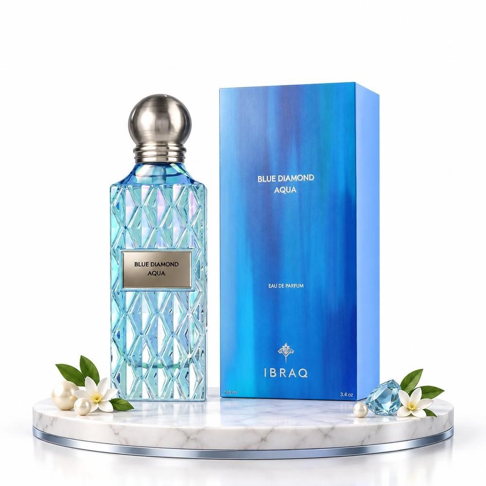 Ibraq Blue Diamond Aqua Eau de Parfum 150ml by Ibraq — Authentic Arabic Fragrance | Qamare