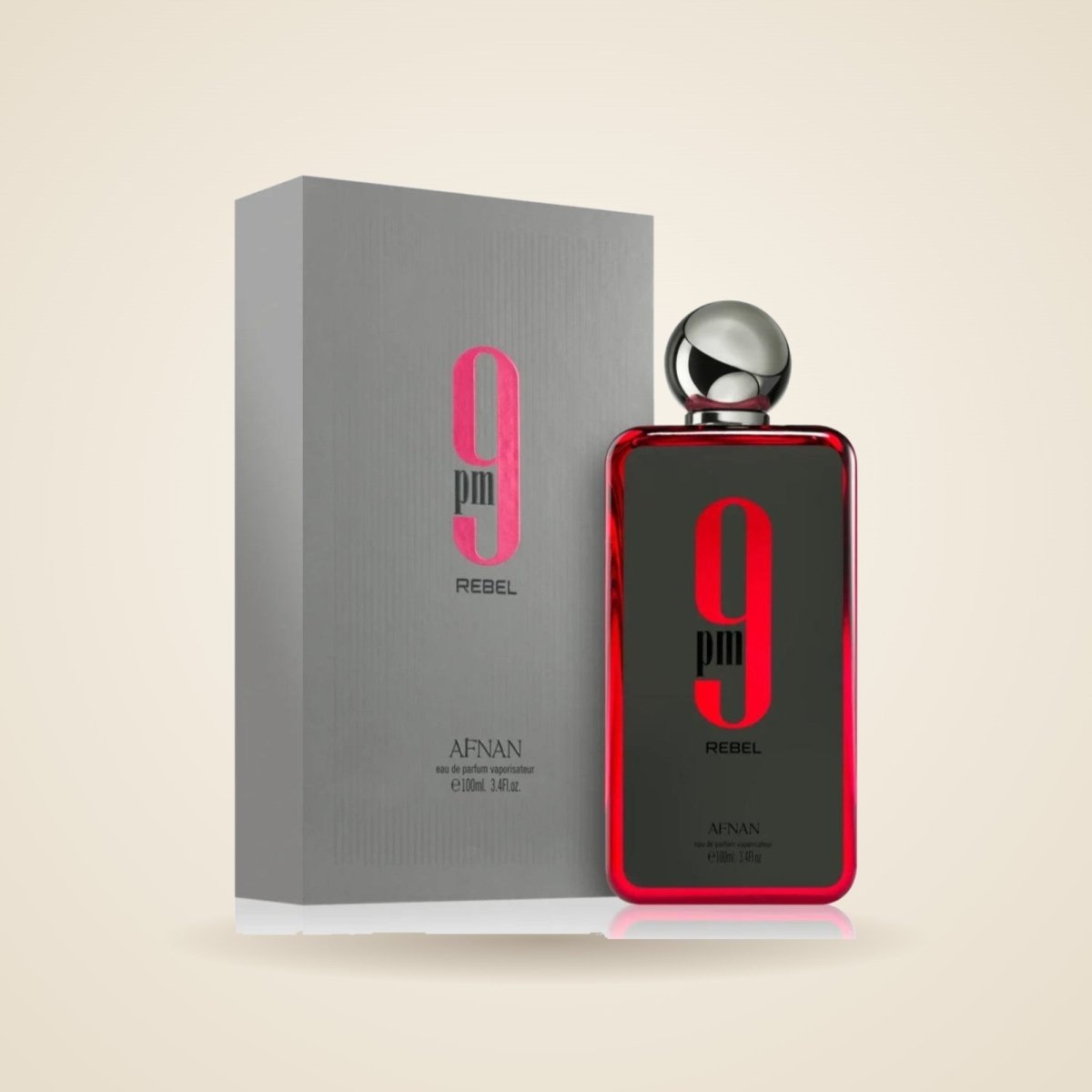 Afnan 9 PM Rebel Unisex Eau de Parfum Spray 100ml by Afnan — Authentic Arabic Fragrance | Qamare