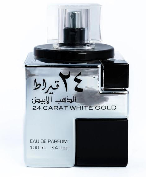 Lattafa Carat White Gold Eau de Parfum 100ml by Lattafa — Authentic Arabic Fragrance | Qamare