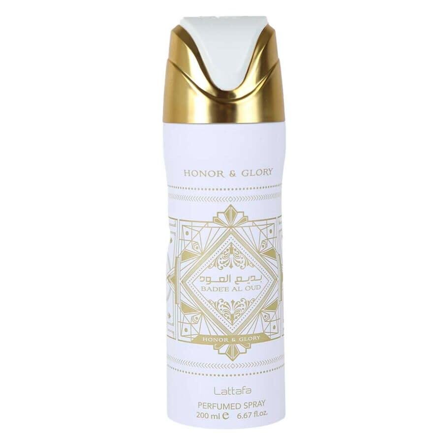 Lattafa Body Badee Al Oud Honor & Glory Deodorant 200ml by Lattafa — Authentic Arabic Fragrance | Qamare