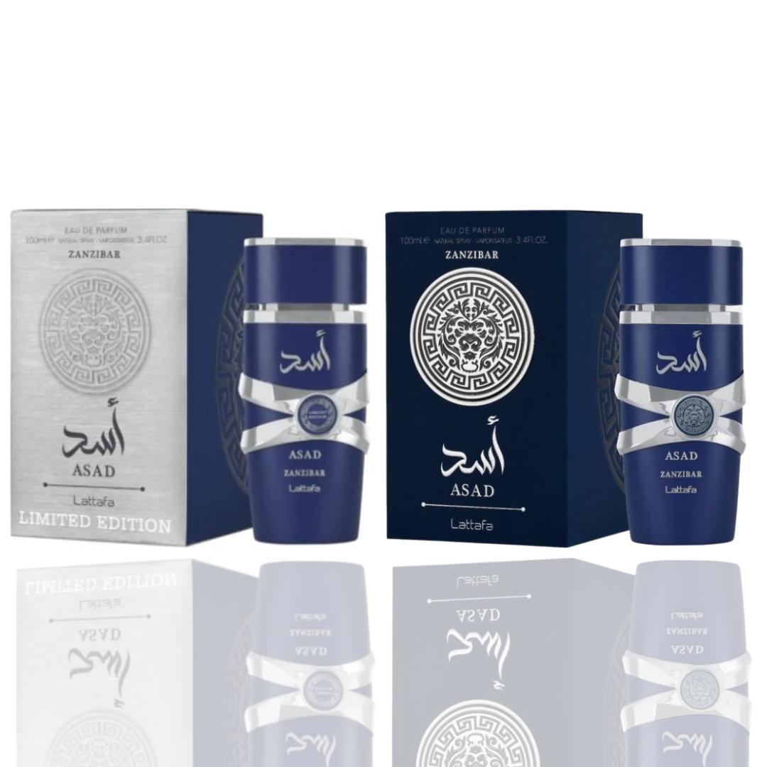 Asad Zanzibar Set + Asad Zanzibar — 2-Piece Set by Qamare — Authentic Arabic Fragrance | Qamare