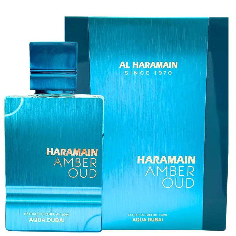 Al Haramain Amber Oud Aqua Dubai Extrait de Parfum 100ml by Al Haramain — Authentic Arabic Fragrance | Qamare