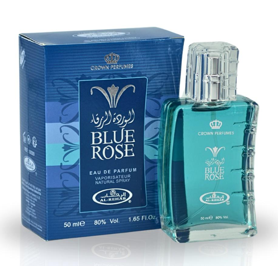 Al Rehab Blue Rose Eau de Parfum 50ml by Al Rehab — Authentic Arabic Fragrance | Qamare