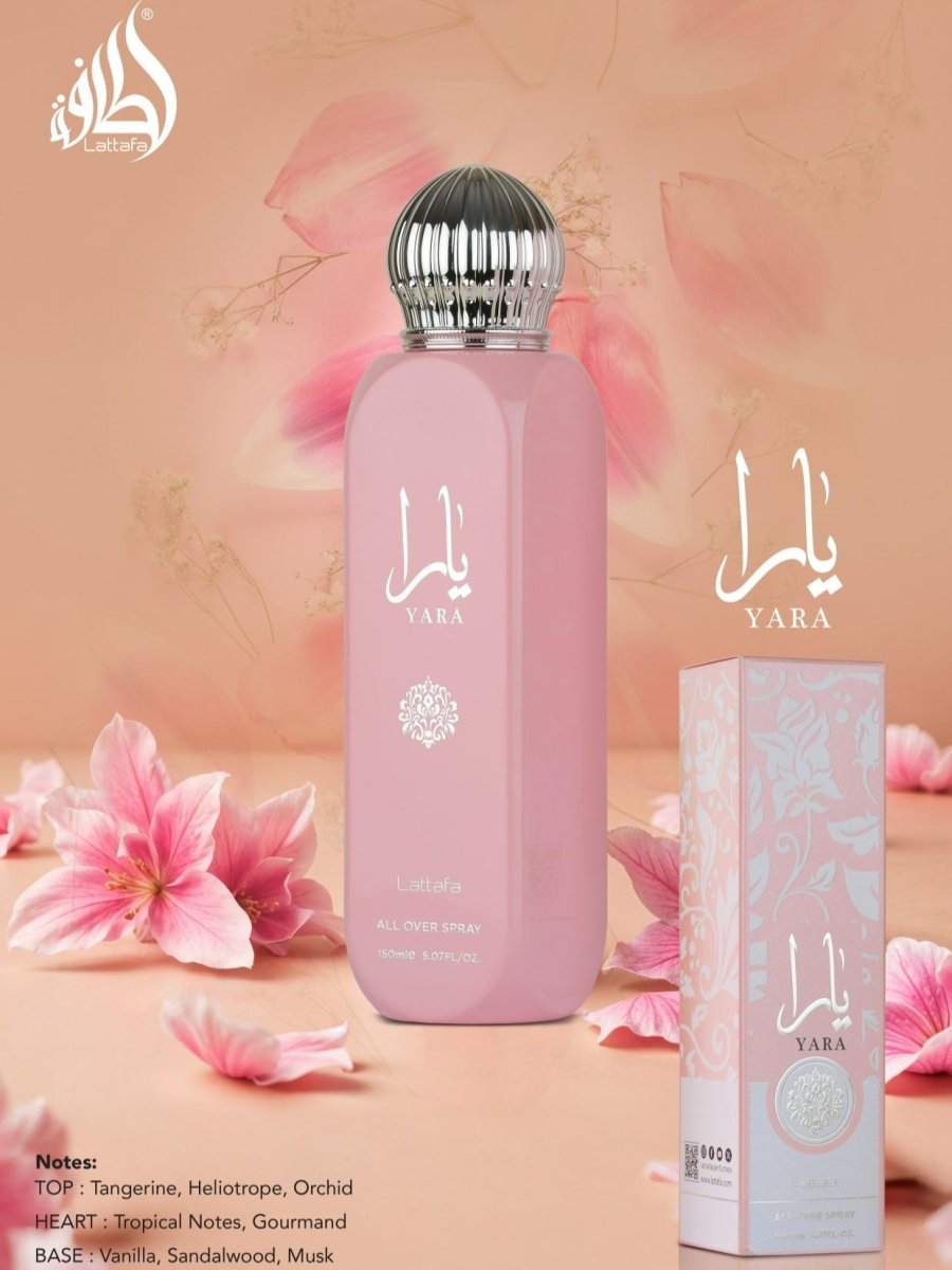 Lattafa Yara All Over Body Mist 150ml by Lattafa — Authentic Arabic Fragrance | Qamare