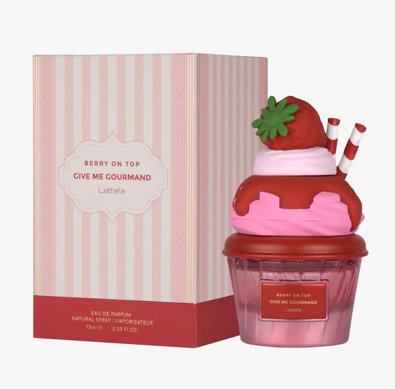 Lattafa Give Me Gourmand Berry On Top Eau de Parfum 75ml by Lattafa — Authentic Arabic Fragrance | Qamare