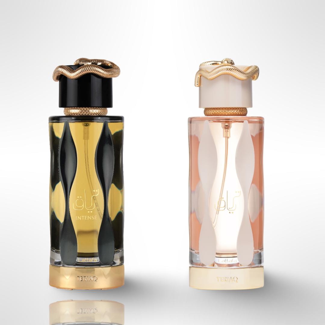 Teriaq Intense + Teriaq — 2-Piece Set by Qamare — Authentic Arabic Fragrance | Qamare