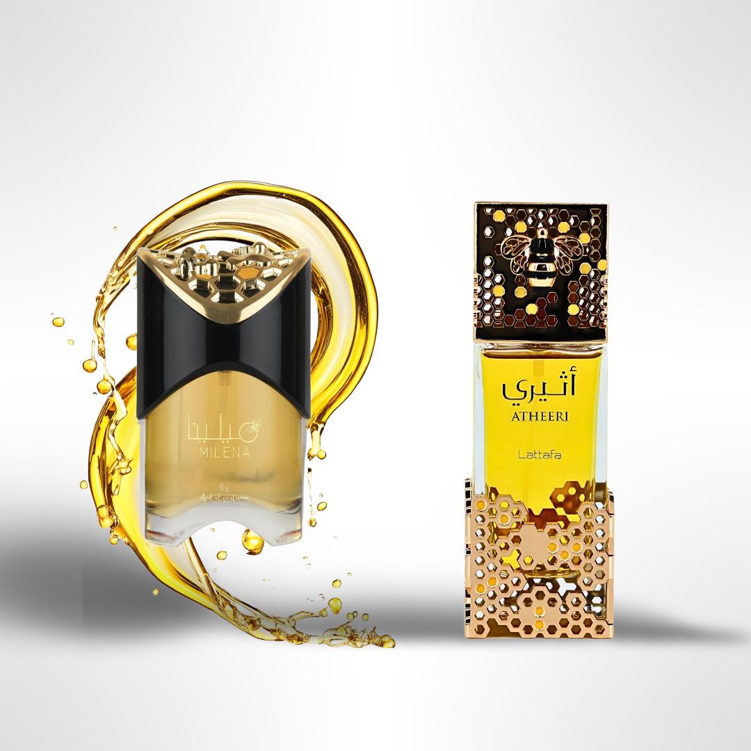 Milena + Atheeri Bundle — 2-Piece Set by Qamare — Authentic Arabic Fragrance | Qamare