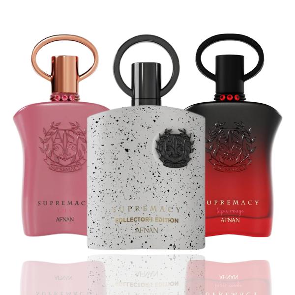 Supremacy Gala + Supremacy Tapis Rouge + 1 More — 3-Piece Bundle by Qamare — Authentic Arabic Fragrance | Qamare
