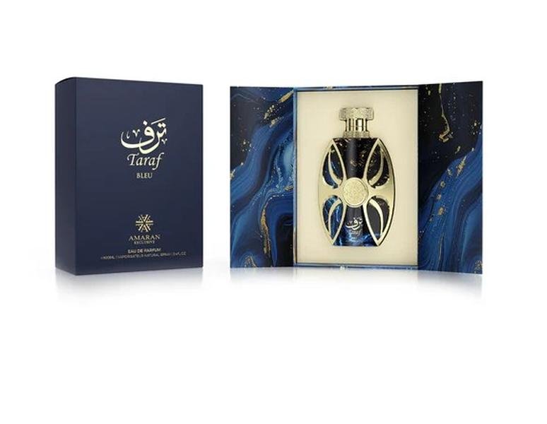 Taraf Bleu Amaran Exclusive Eau de Parfum 100ml by Qamare — Authentic Arabic Fragrance | Qamare