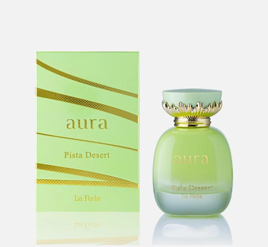 Aura Pista Dessert Kadlaj Eau de Parfum 100ml by Qamare — Authentic Arabic Fragrance | Qamare