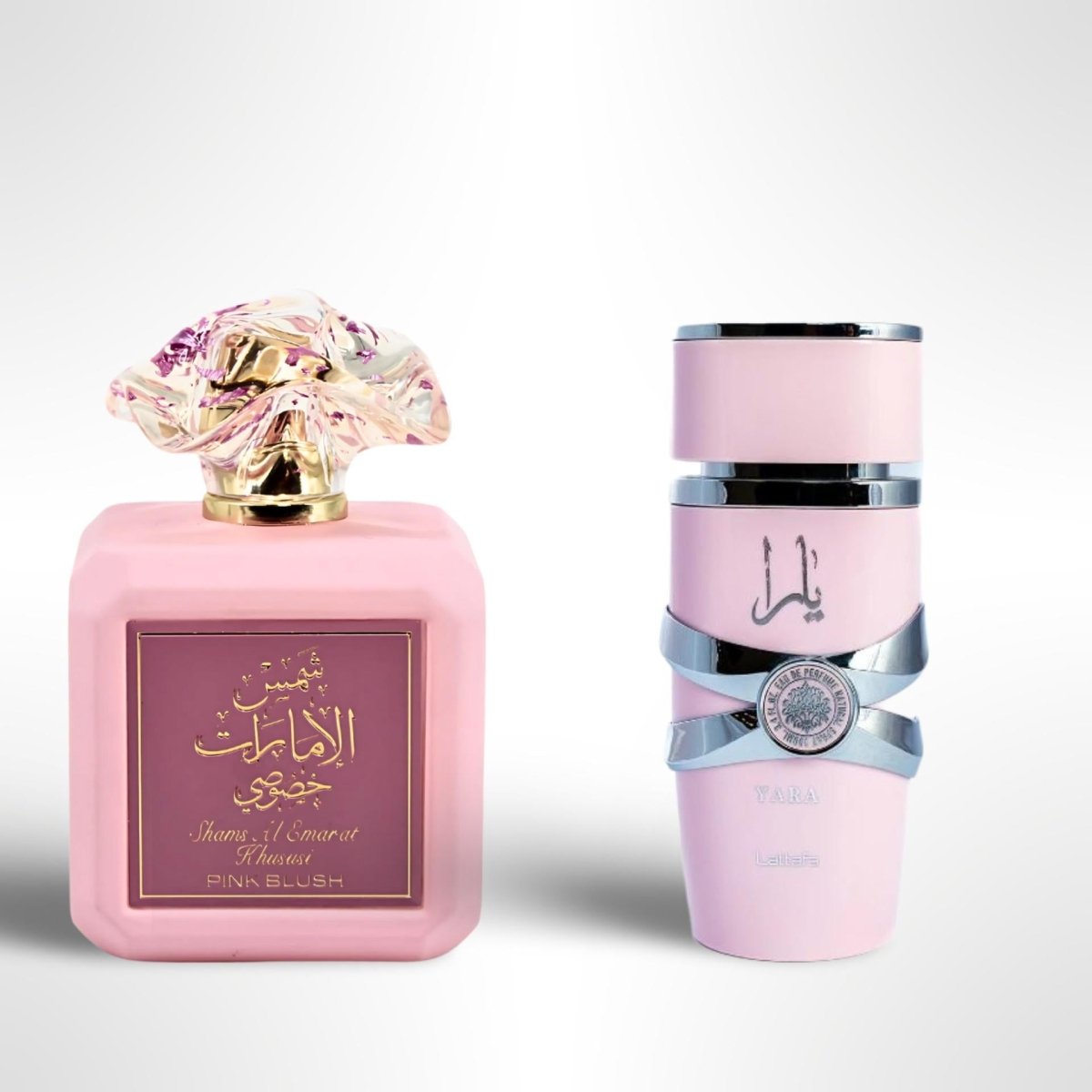 Lattafa Shams Al Emarat + Yara Bundle — 2-Piece Set by Lattafa — Authentic Arabic Fragrance | Qamare