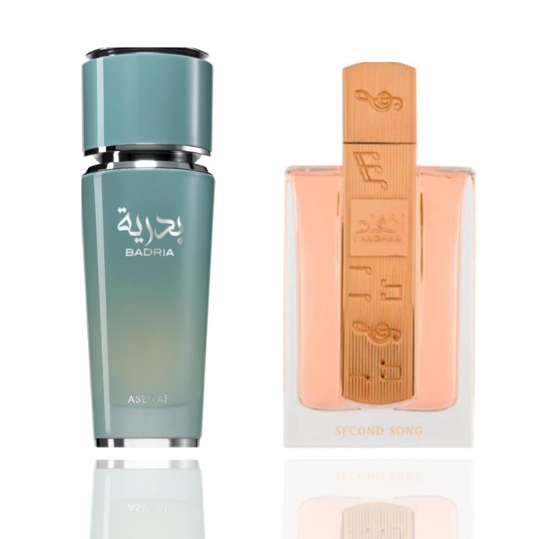 Badria + Angham Second Song — 2-Piece Set by Qamare — Authentic Arabic Fragrance | Qamare