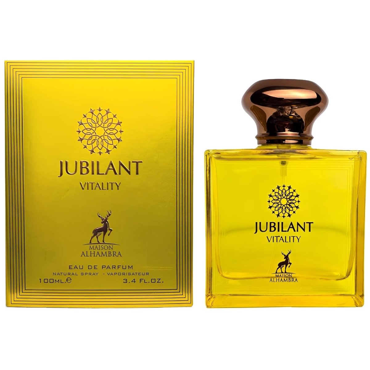 Maison Alhambra Jubilant Vitality Eau de Parfum 100ml by Maison Alhambra — Authentic Arabic Fragrance | Qamare