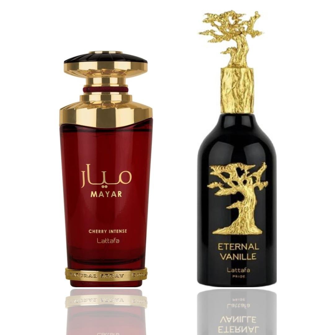 Eternal Vanille + Mayar Cherry Intense — 2-Piece Set by Qamare — Authentic Arabic Fragrance | Qamare