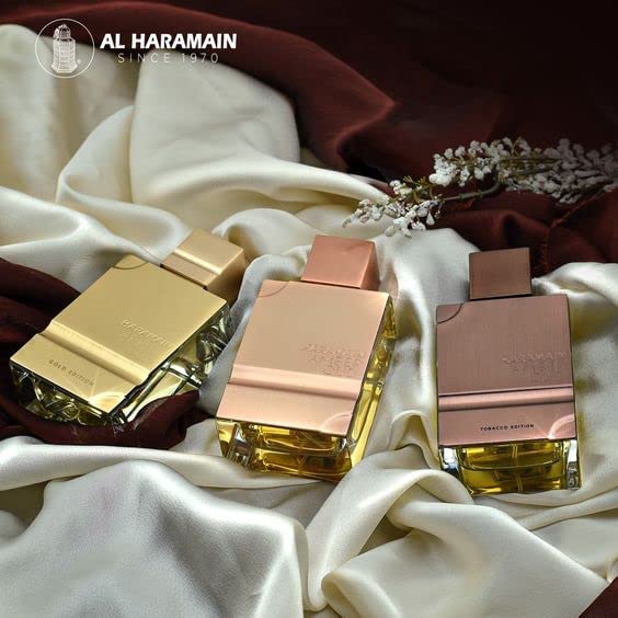 Al Haramain Amber Oud Tobacco Edition for Unisex - Arabian Perfume for Women & Men - Long Lasting Fragrance with Notes of Tobacco Leaf, Cinnamon, Vanilla, Dried Fruit - Arabic Cologne - 2 oz EDP Spray