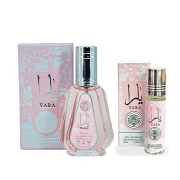 Yara & Yara Roll On Oil Ard Al Zafaaran 2-Piece Set by Qamare — Authentic Arabic Fragrance | Qamare