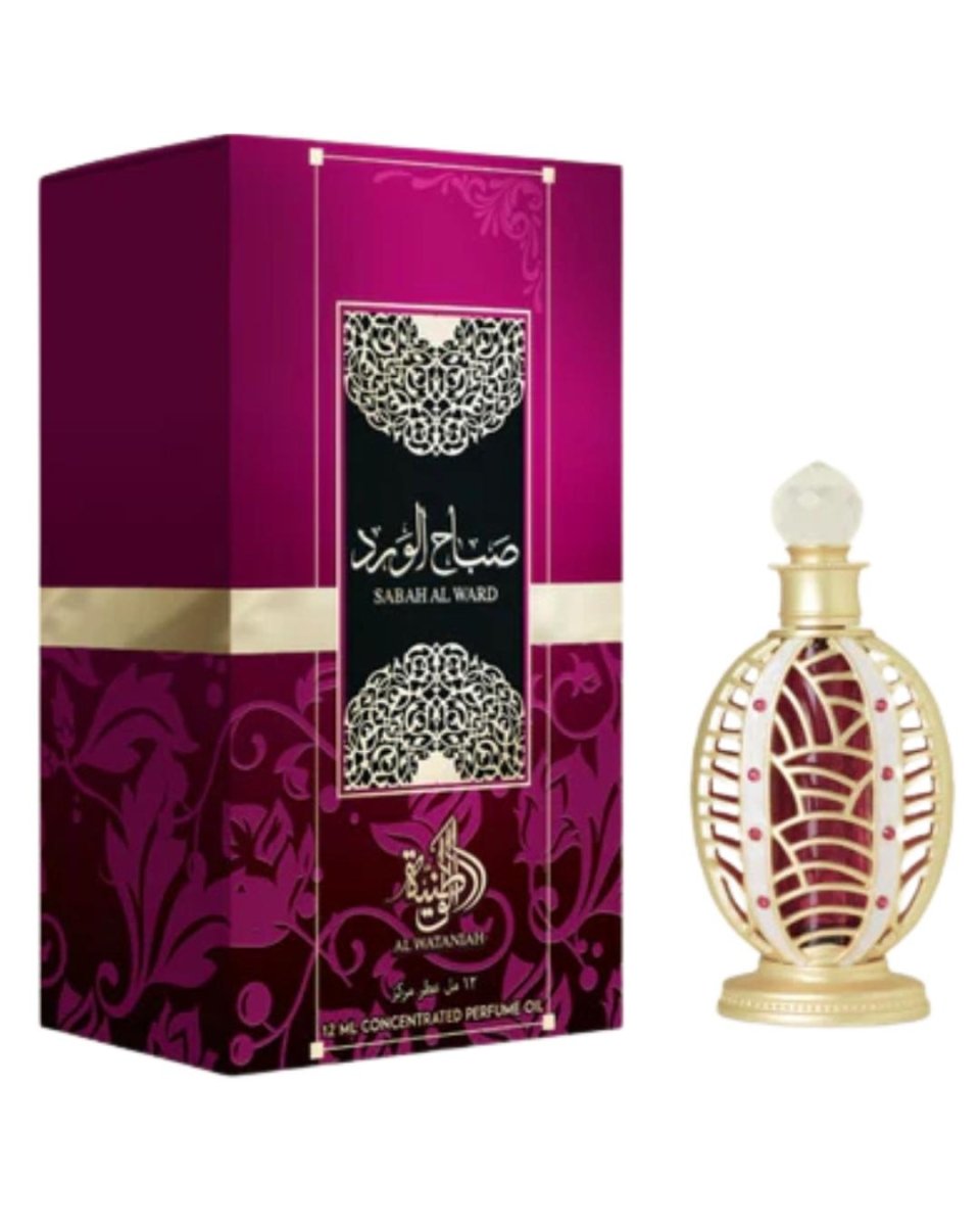 Al Wataniah Concentrated Oil Sabah Al Ward Oil 12ml by Al Wataniah — Authentic Arabic Fragrance | Qamare