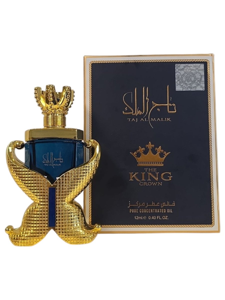 Taj Al Malik King Crown Oil Concentrated Perfumed Oil Oil 12ml by Qamare — Authentic Arabic Fragrance | Qamare