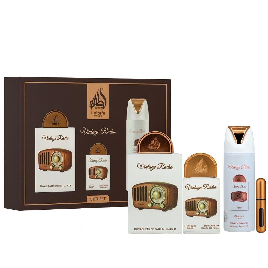Lattafa Pride Vintage Radio by Lattafa — Authentic Arabic Fragrance | Qamare