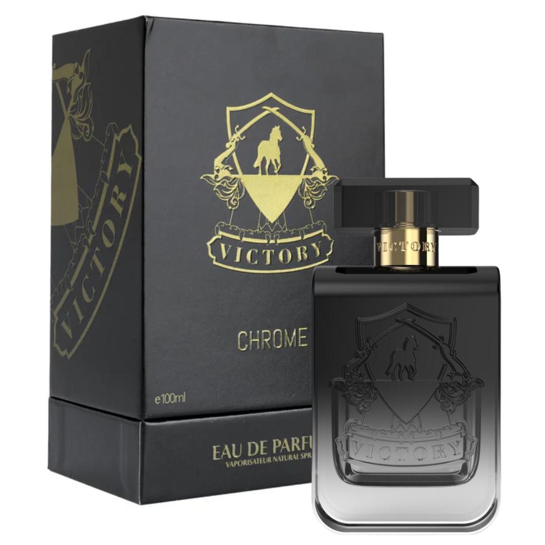 Victory Chrome Eau de Parfum 100ml by Qamare — Authentic Arabic Fragrance | Qamare