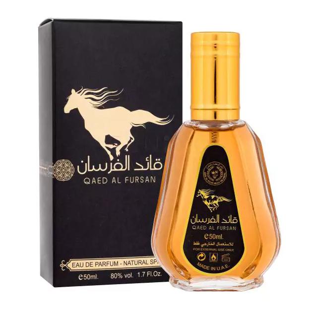 Ard Al Zaafaran Qaed Al Fursan Eau de Parfum 50ml by Ard Al Zaafaran — Authentic Arabic Fragrance | Qamare